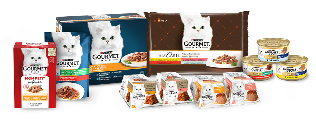 Produkty Purina Gourmet